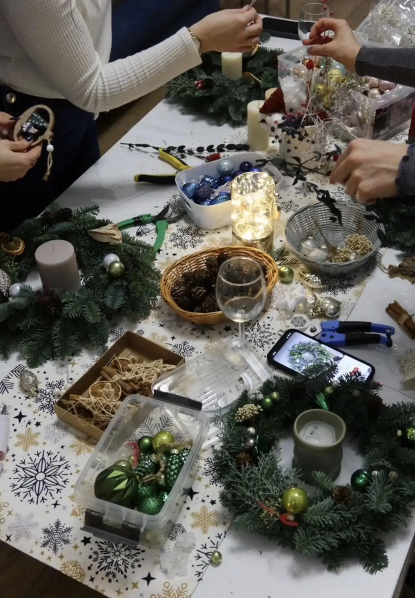 Новогодние композиции/елочки/веночки